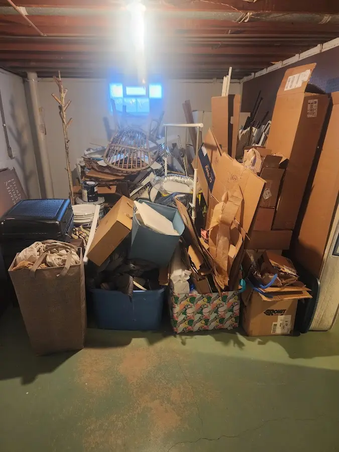 Roll-off dumpster container at job site for Construction Dumpster Rental in Prescott